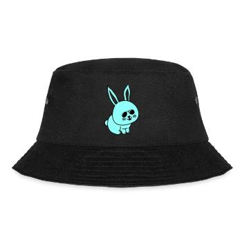 hase comic cool - Bucket Hat - Schwarz - Vorne - Lela (165cm)