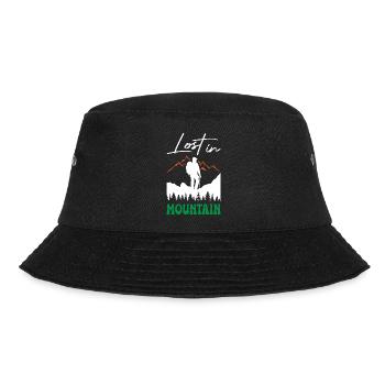 Lost in Mountain Hiking - Bucket Hat - black - Front - Lela (165cm)