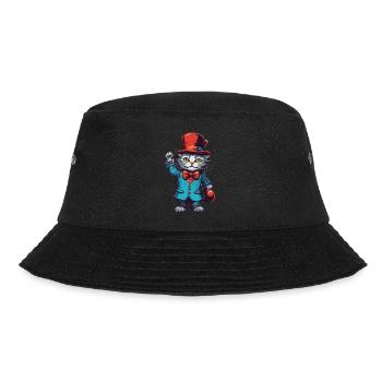 Clown Animal / Cirque / Drôle / Coloré / Spectacle / Chat - Bob - noir - Devant - Lela (165cm)