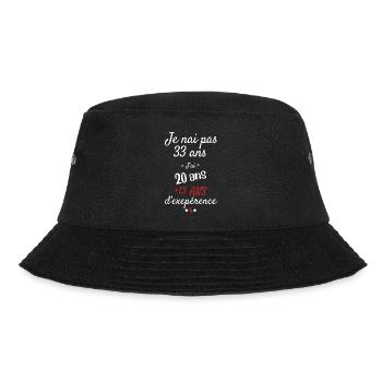 I don't have 33 years old birthday gift - Bucket Hat - black - Front - Lela (165cm)
