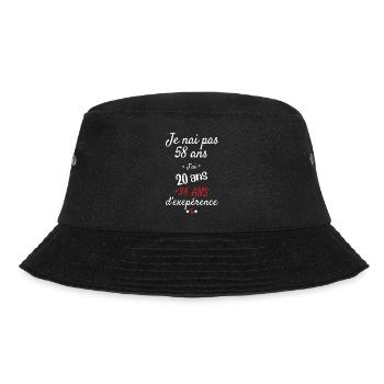 I don't have 58 birthday gifts - Bucket Hat - black - Front - Lela (165cm)