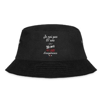 I Don't Have 87 Years Old Birthday Present - Bucket Hat - black - Front - Lela (165cm)