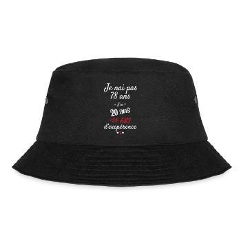 I Don't Have 78 Year Old Birthday Present - Bucket Hat - black - Front - Lela (165cm)