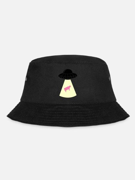 UFO Cow - Bucket Hat - black