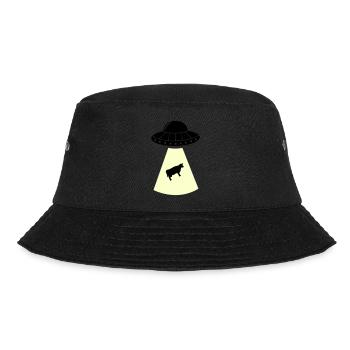 UFO Cow - Bucket Hat - black - Front - Lela (165cm)