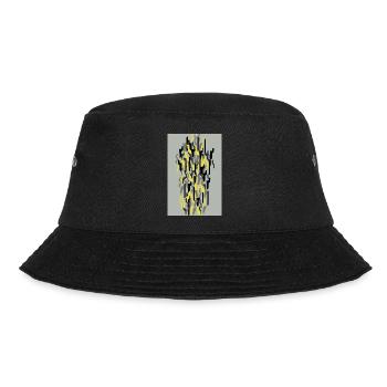 Camouflage Art Yellow Gaming - Bucket Hat - black - Front - Lela (165cm)