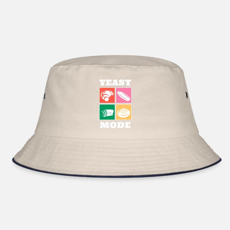 Yeast Mode Lustige Brot Illustration Bucket Hat