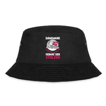 Danes Danish Denmark - Bucket Hat - black - Front - Lela (165cm)