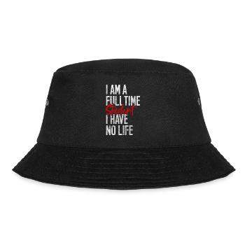 Student Lifestyle Money Broke - Bucket Hat - black - Front - Lela (165cm)