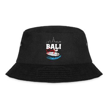 Bali Surfing - Bucket Hat - Schwarz - Vorne - Lela (165cm)