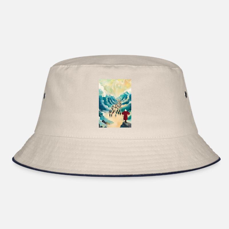 W6 Moses Moses Teilt Das Rote Meer 3 Stücke, Digit Bucket Hat
