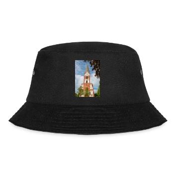 St. Jürgen Kirche Flensburg - Bucket Hat - Schwarz - Vorne - Lela (165cm)