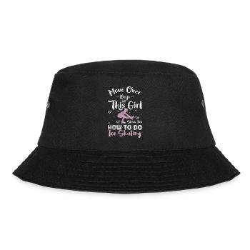 Eisläufer Eis Wintersport Eistanz - Bucket Hat - Schwarz - Vorne - Lela (165cm)