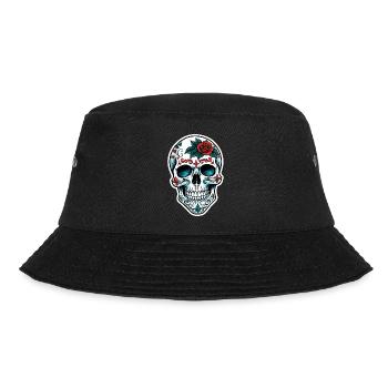 Skull Neo Traditional - Bucket Hat - black - Front - Lela (165cm)