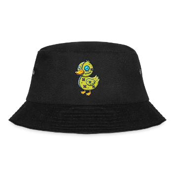 Halloween Duck Zombie Monster Cartoon - Bucket Hat - black - Front - Lela (165cm)