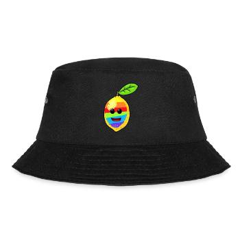 Lemon LBGT Rainbow East Fruit Lemons - Bucket Hat - black - Front - Lela (165cm)