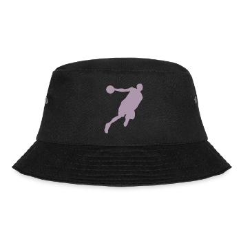 Silhouette de basketteur, design sportif dynamique - Bob - noir - Devant - Lela (165cm)