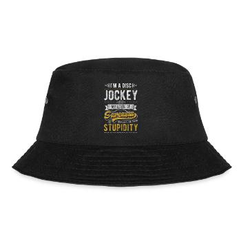 Party Vinyl Record Mood Hobby - Bucket Hat - black - Front - Lela (165cm)