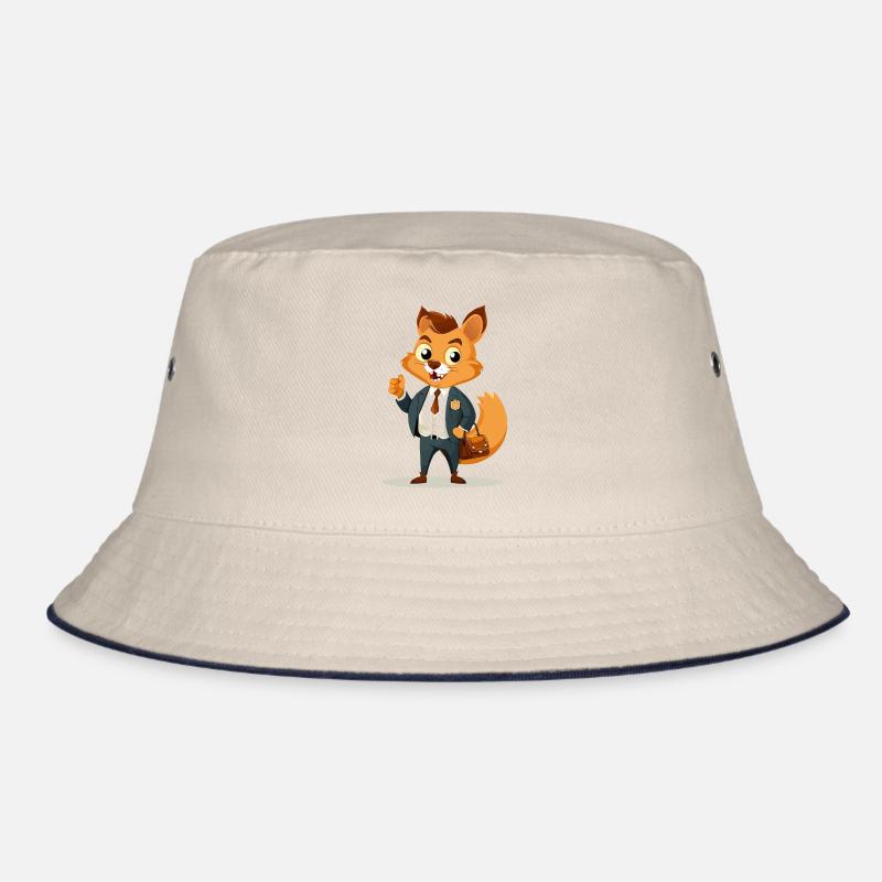 Banker Eichhörnchen Nuss Bucket Hat