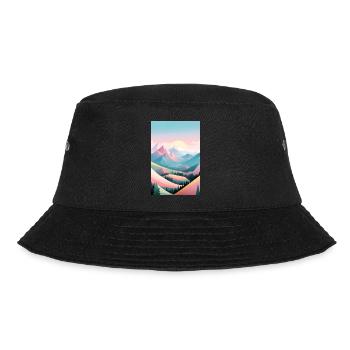 Panorama de montagnes aux couleurs délicates - Horizont Berge - Bob - noir - Devant - Lela (165cm)
