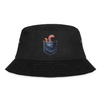 Wurm - Bucket Hat - Schwarz - Vorne - Lela (165cm)