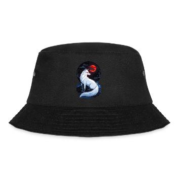 Polarfuchs - Bucket Hat - Schwarz - Vorne - Lela (165cm)