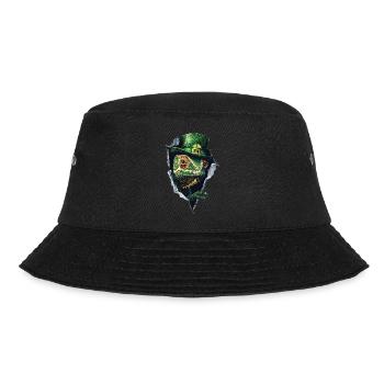 St. Patrick Chamäleon - Bucket Hat - Schwarz - Vorne - Lela (165cm)
