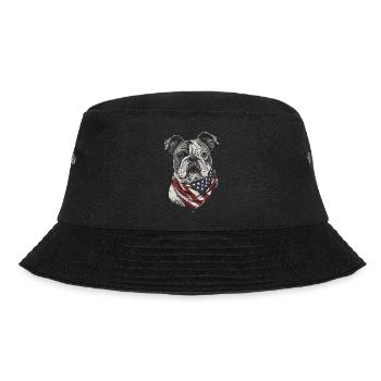 Bulldogge - Bucket Hat - Schwarz - Vorne - Lela (165cm)