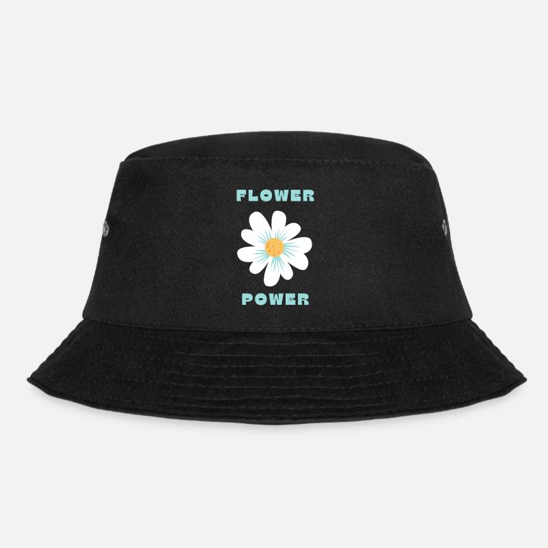 Flower Power – Design Rétro et Bohème 70's - Bob - noir