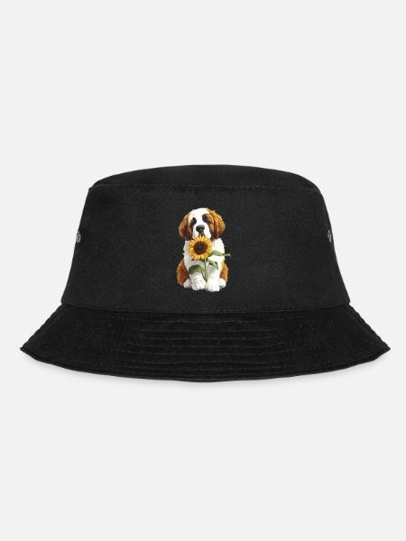 Bernhardiner - Bucket Hat - Schwarz