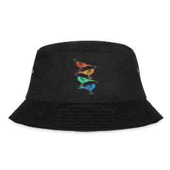 Pheasant Hunting Hunting Hunting Pheasant - Bucket Hat - black - Front - Lela (165cm)
