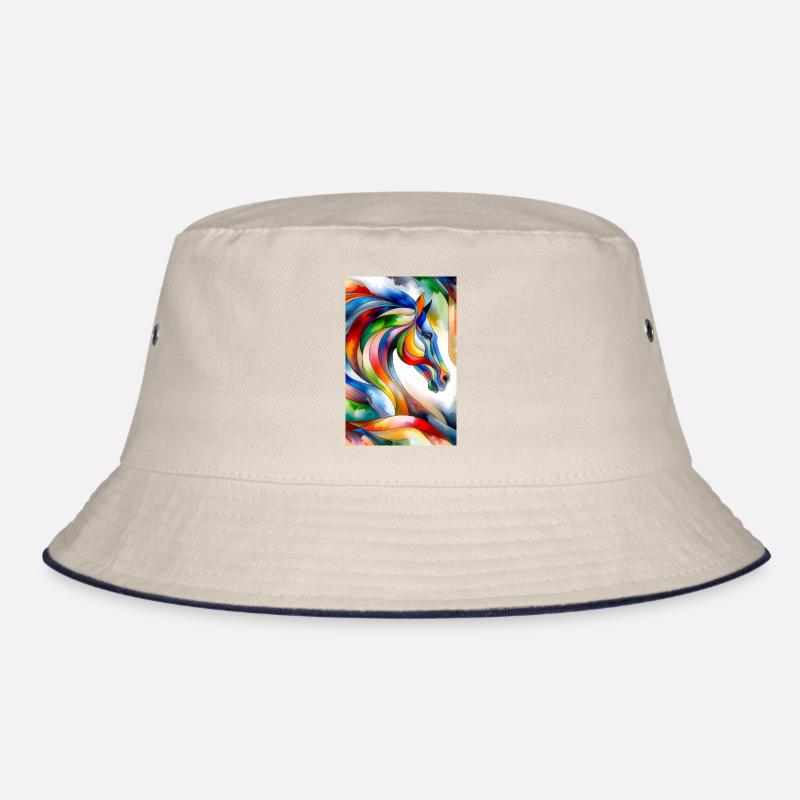 Pferd abstrakt Bucket Hat