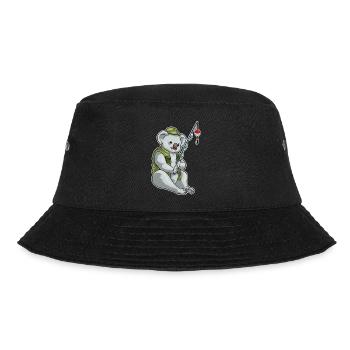 Pêche à la canne à pêche du pêcheur koala - Bob - noir - Devant - Lela (165cm)