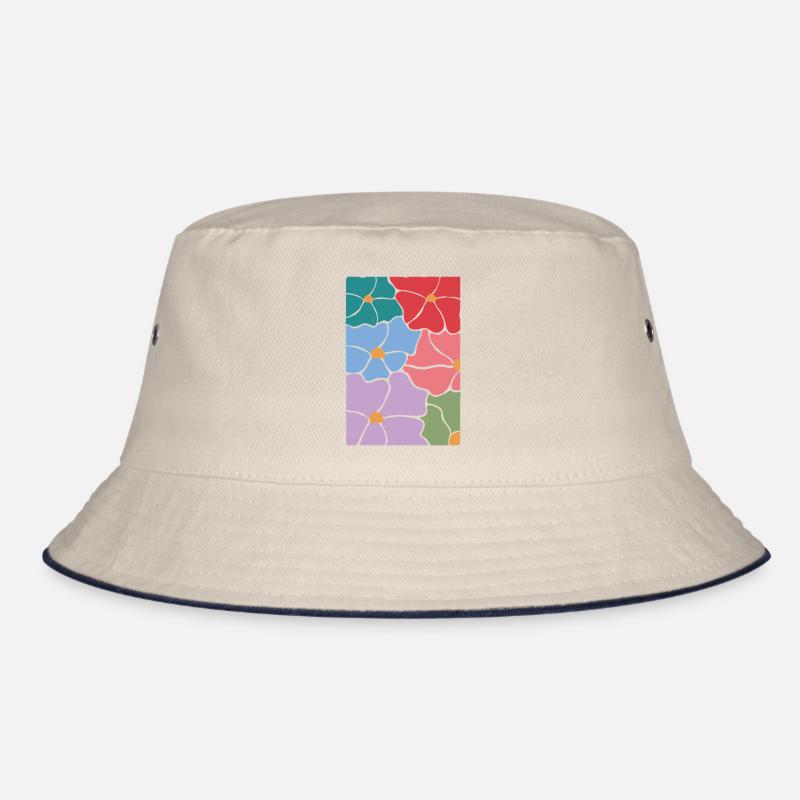 Boho Flora Blumen Bucket Hat
