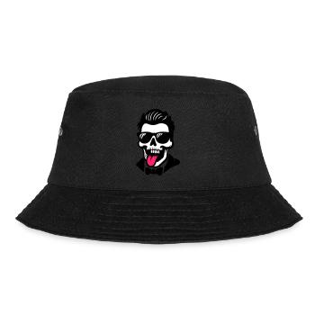 Totenkopf Bräutigam Jga - Bucket Hat - Schwarz - Vorne - Lela (165cm)