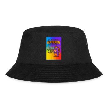 Ich werde nicht aufgeben aber.... - Bucket Hat - Schwarz - Vorne - Lela (165cm)
