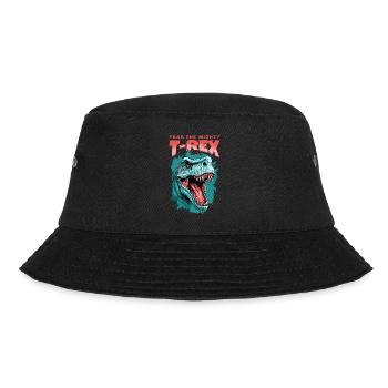 Dinosaur Dino T-Rex Tyrannosaurus Rex Vintage - Bucket Hat - black - Front - Lela (165cm)