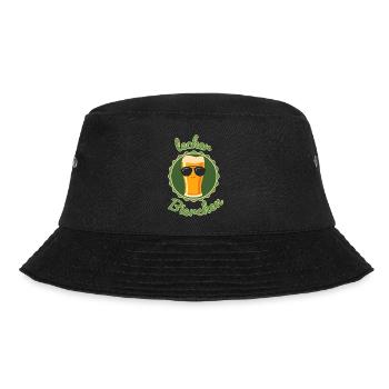 lecker Bierchen - Bucket Hat - Schwarz - Vorne - Lela (165cm)