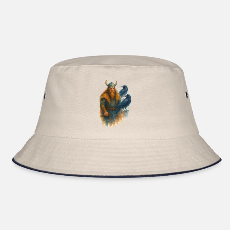 wikinger rabe Bucket Hat