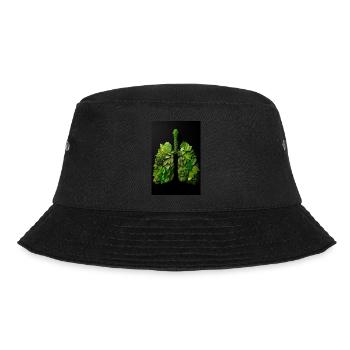 Green Lungs of Nature - Bucket Hat - black - Front - Lela (165cm)