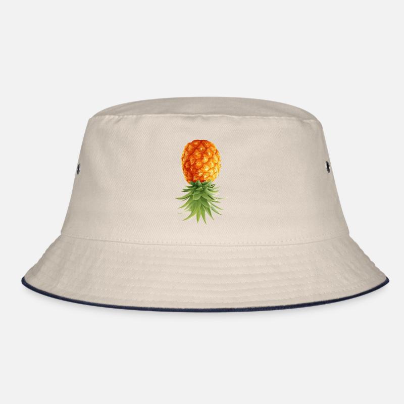 Pineapple is upside down Bucket Hat