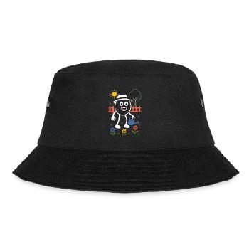 Ribbo as a hobby gardener – Funny garden scene - Bucket Hat - black - Front - Lela (165cm)