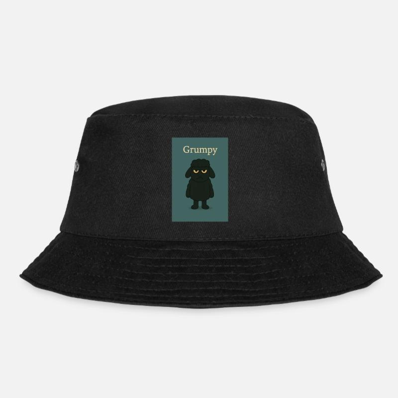 Grumpy - Bucket Hat - Schwarz