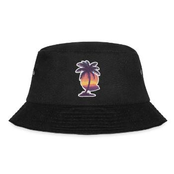 Palm tree - Bucket Hat - black - Front - Lela (165cm)