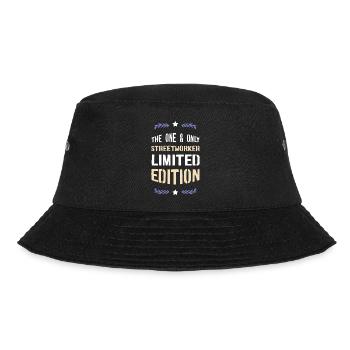 One and Only Streetworker Limited Edition - Bucket Hat - Schwarz - Vorne - Lela (165cm)