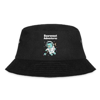 Bearonaut Adventure Space - Bucket Hat - black - Front - Lela (165cm)