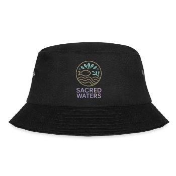 Sacred Waters (Heilige Wasser) - Bucket Hat - Schwarz - Vorne - Lela (165cm)