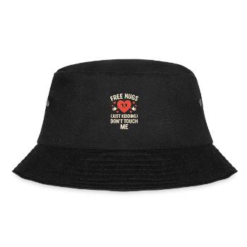 Anti-Valentine vibe - Bucket Hat - black - Front - Lela (165cm)