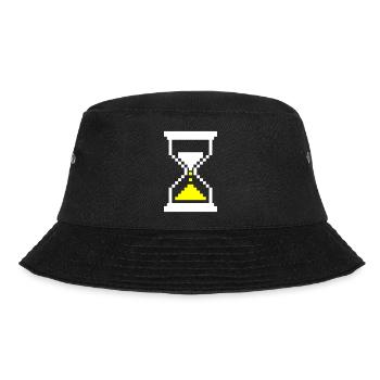 Pixel Hourglass Loading Bar Retro Gaming - Bob - noir - Devant - Lela (165cm)