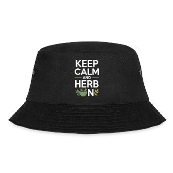 Certified Clinical Botanical Medicine Specialist  - Bucket Hat - black - Front - Lela (165cm)